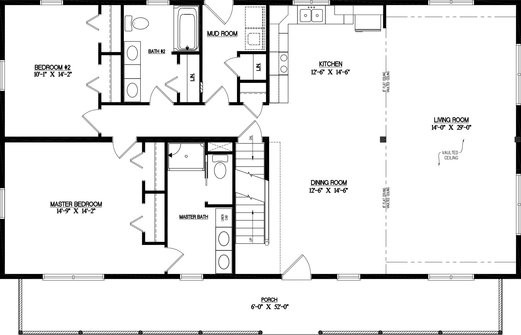 Glacier 3056 floor plan home features