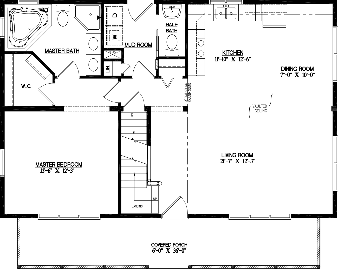 Glacier 2640 floor plan home features