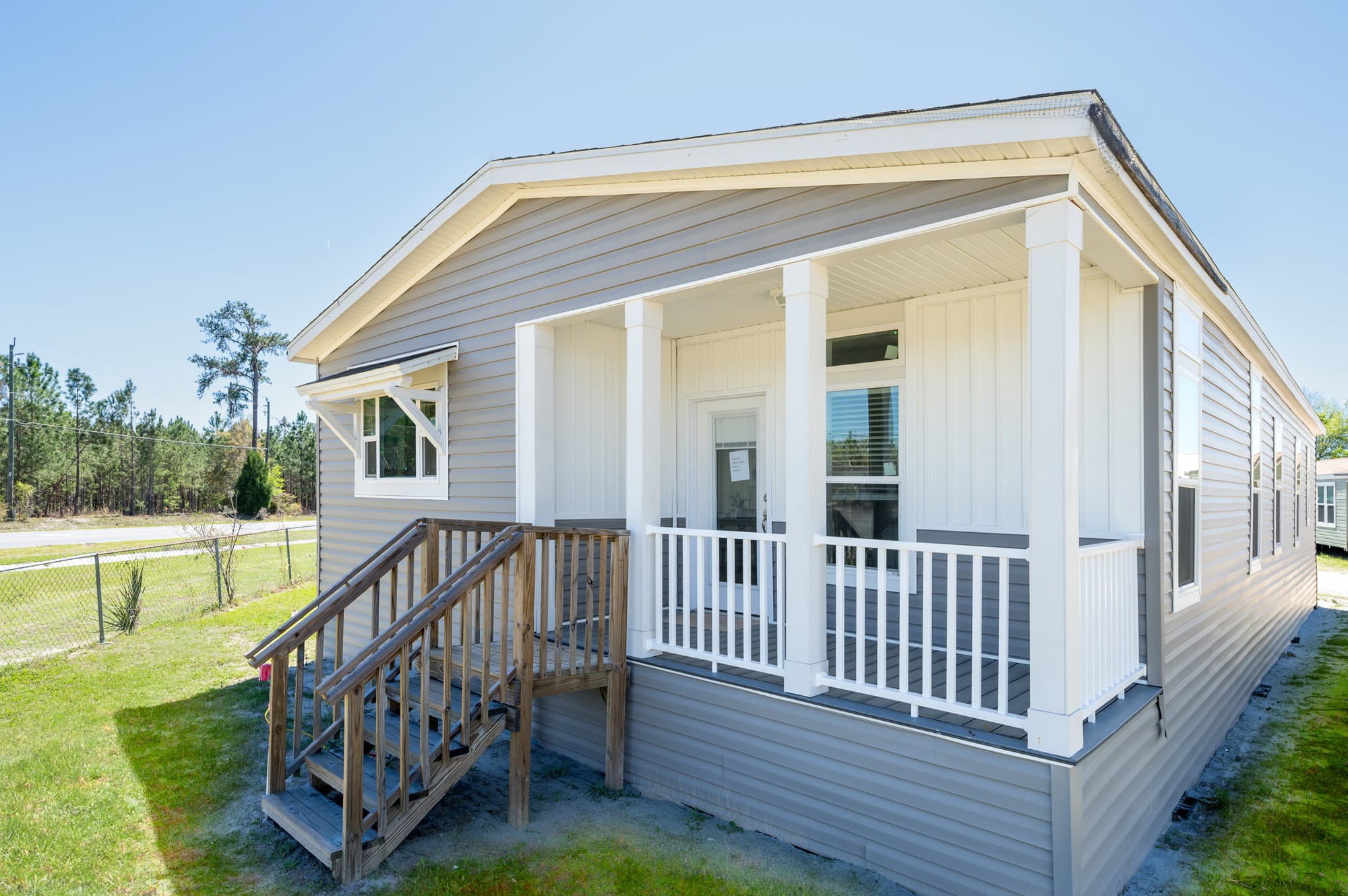 Serenity hero, exterior, and elevation home features