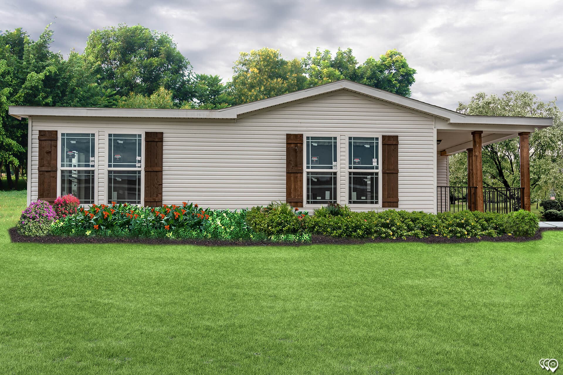 The haven exterior and elevation home features