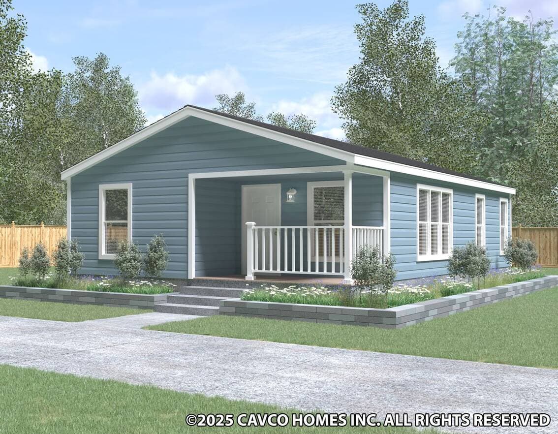 Falcon 24402a hero, elevation, and exterior home features