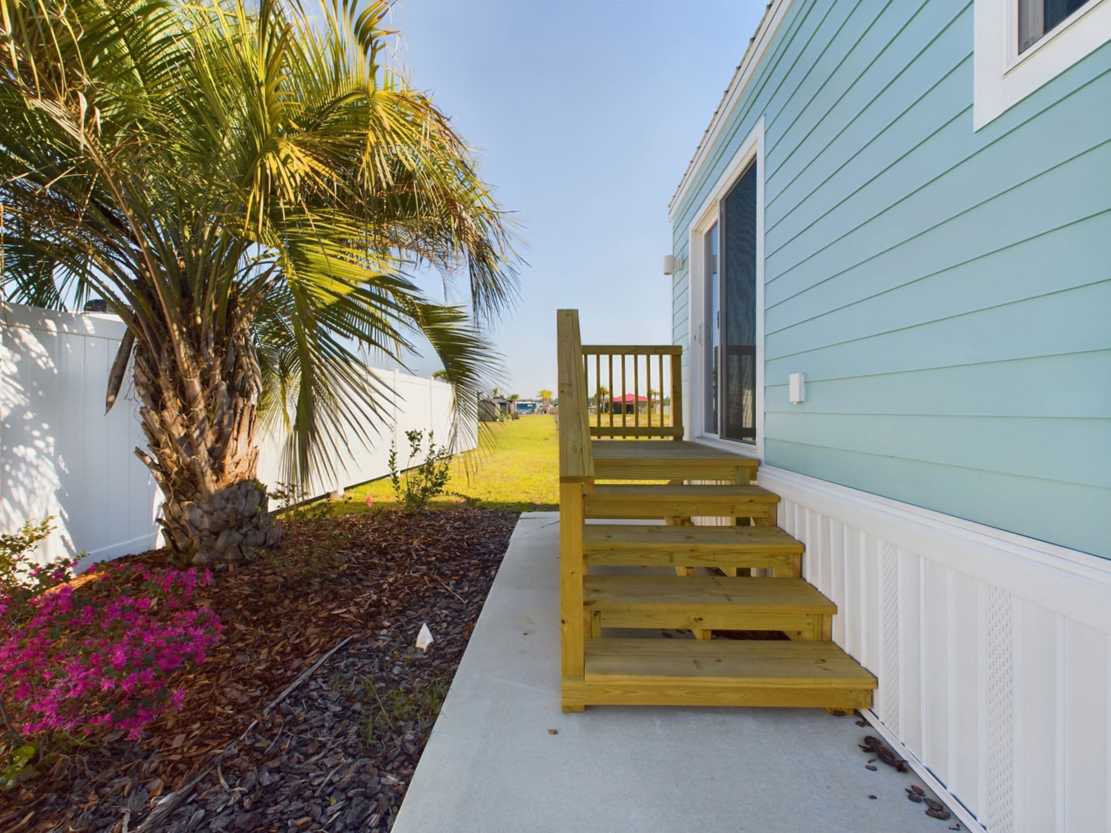 Salt rock exterior home features