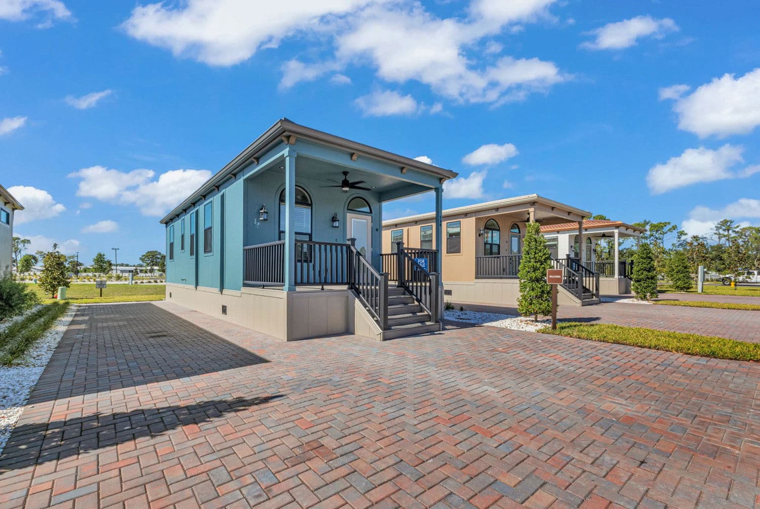 Villa rosa hero, elevation, and exterior home features