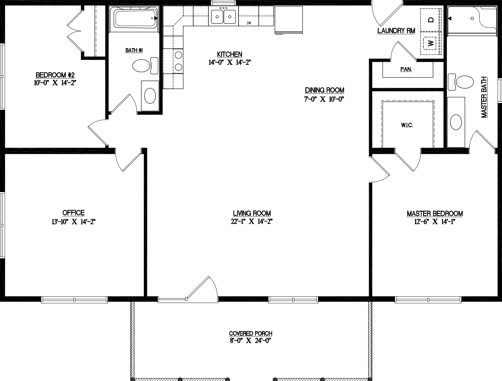 Sunset ridge 3050 floor plan home features