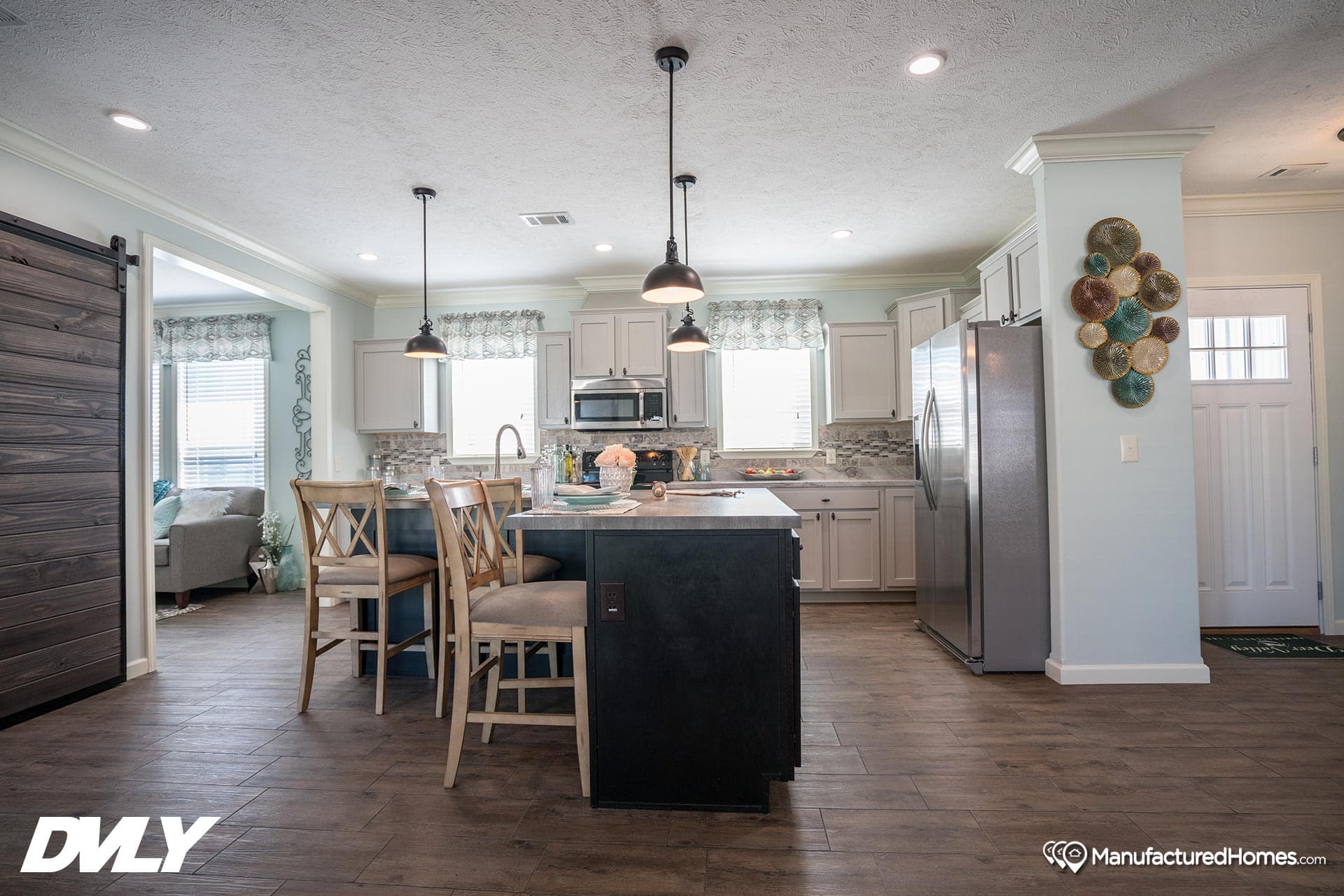 The millwood kitchen home features