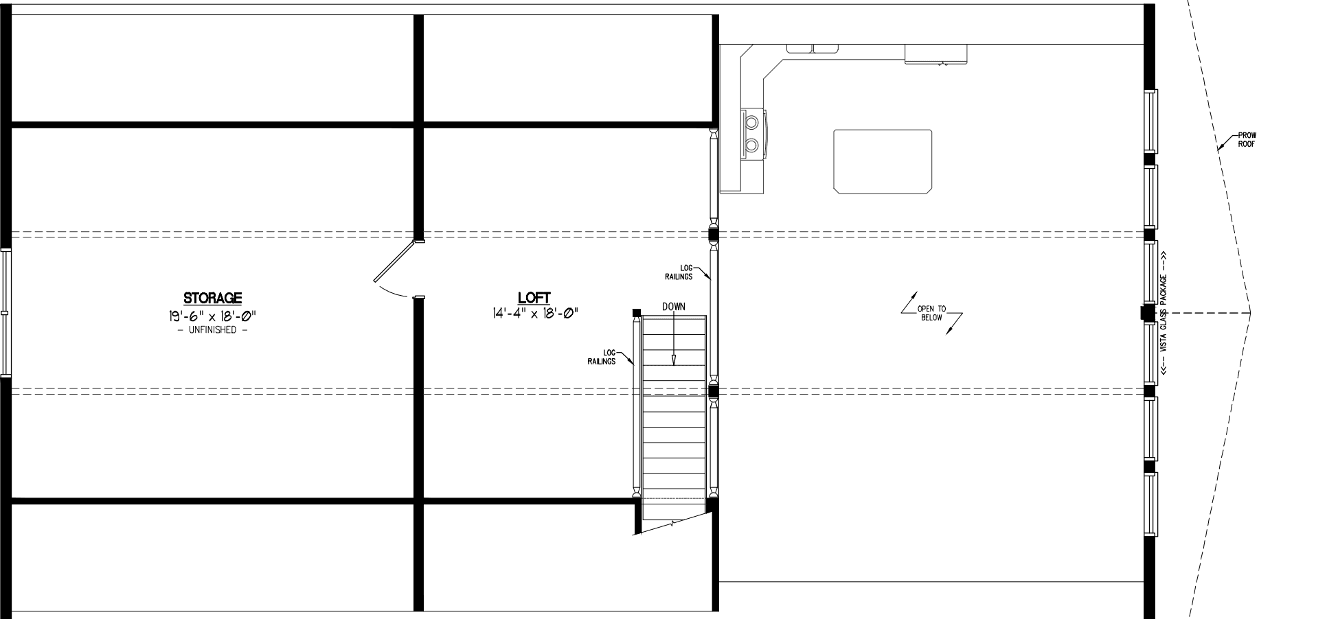 Chalet 3056 interior home features