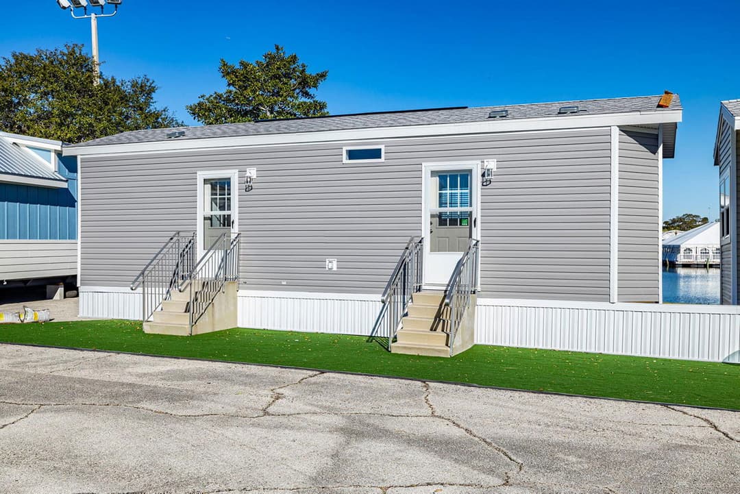 Palm bay 2641b elevation and exterior home features