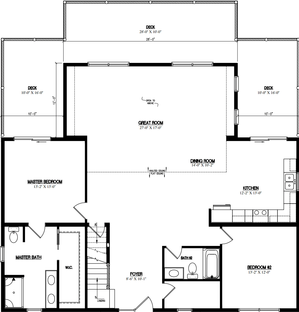 Canyon lodge 2848 floor plan home features