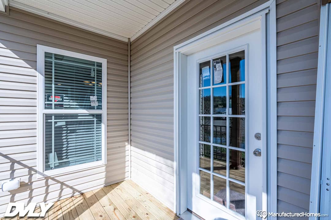 Orchard house (porch) exterior home features