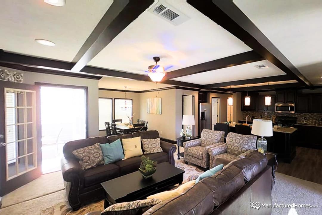 The carleton interior home features