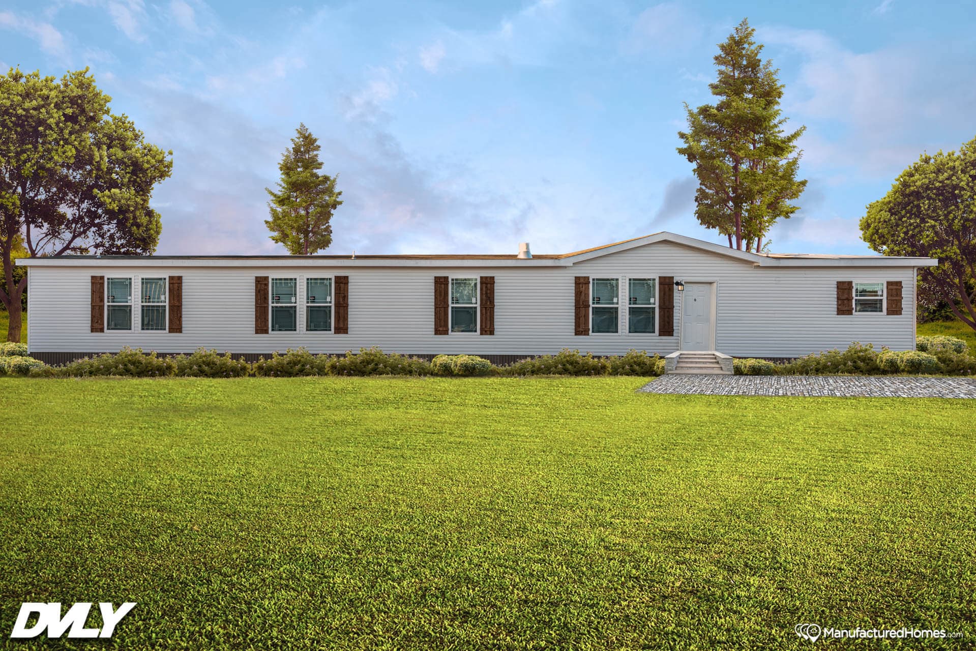 Orchard house hero, elevation, and exterior home features