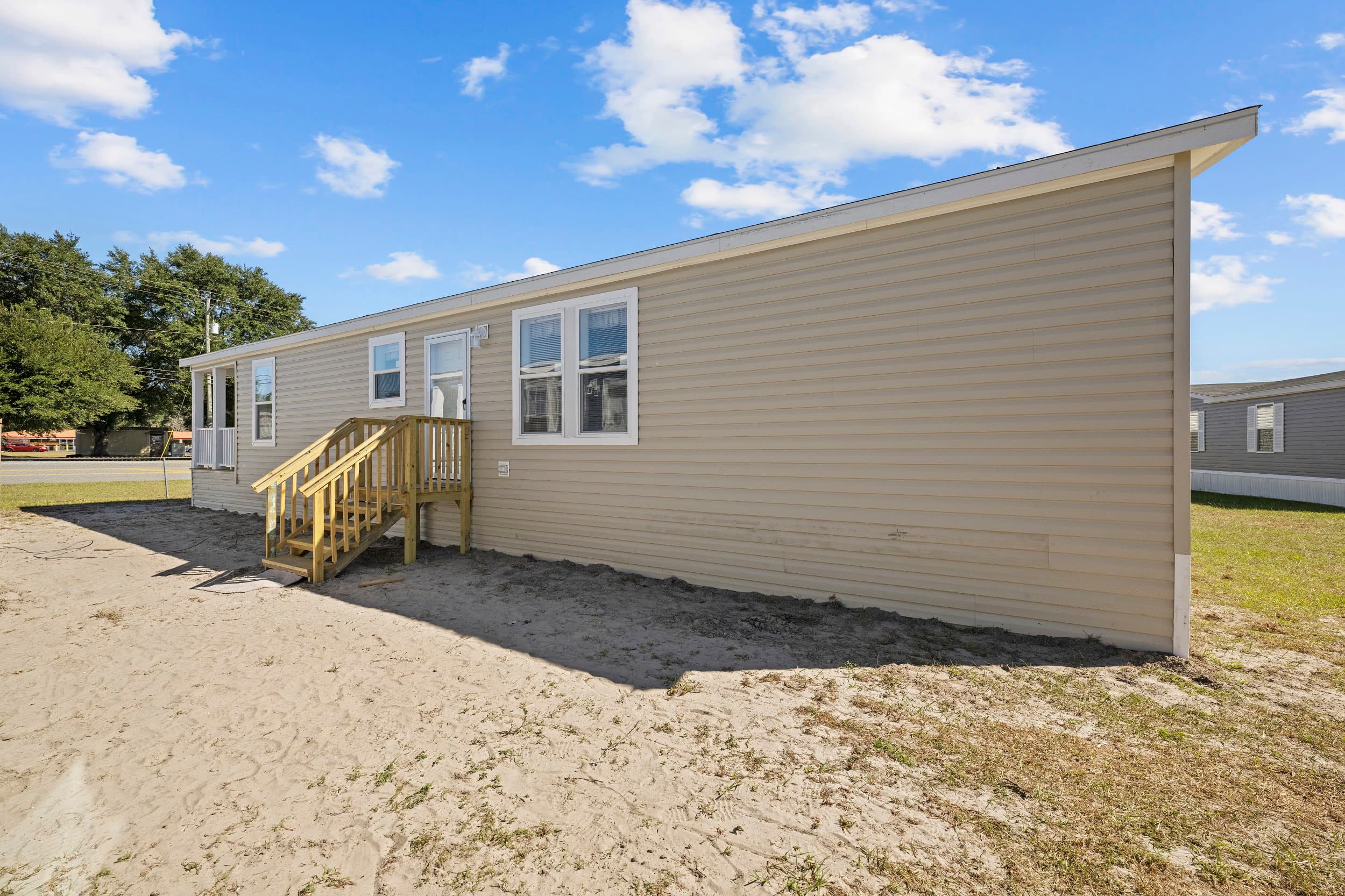 Sanibel elevation and exterior home features