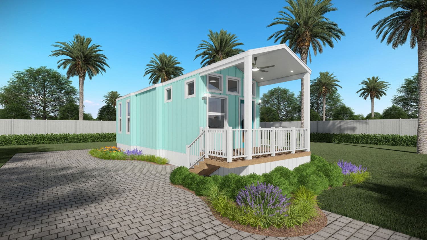 Seabreeze oasis hero, elevation, and exterior home features