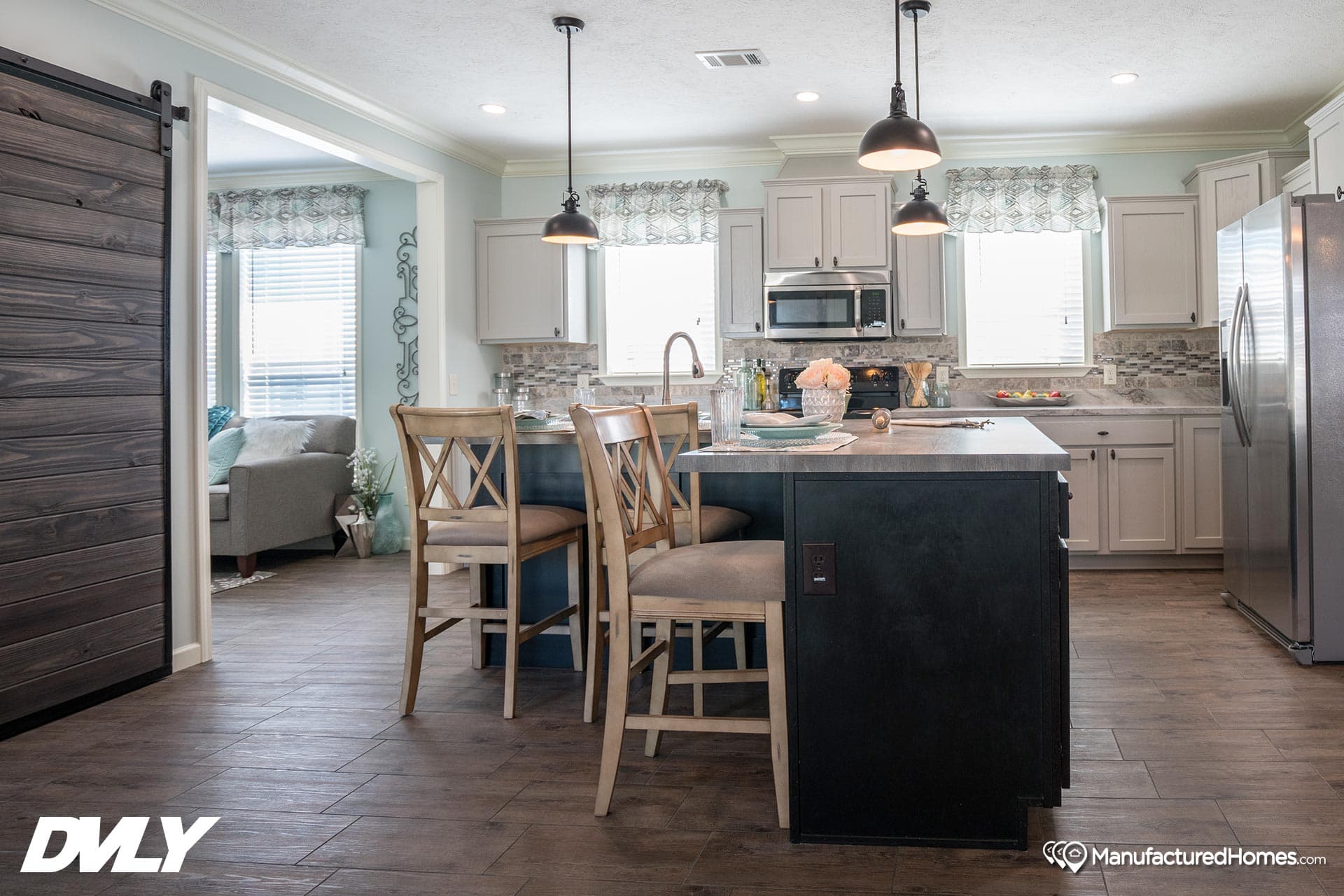 The millwood kitchen home features