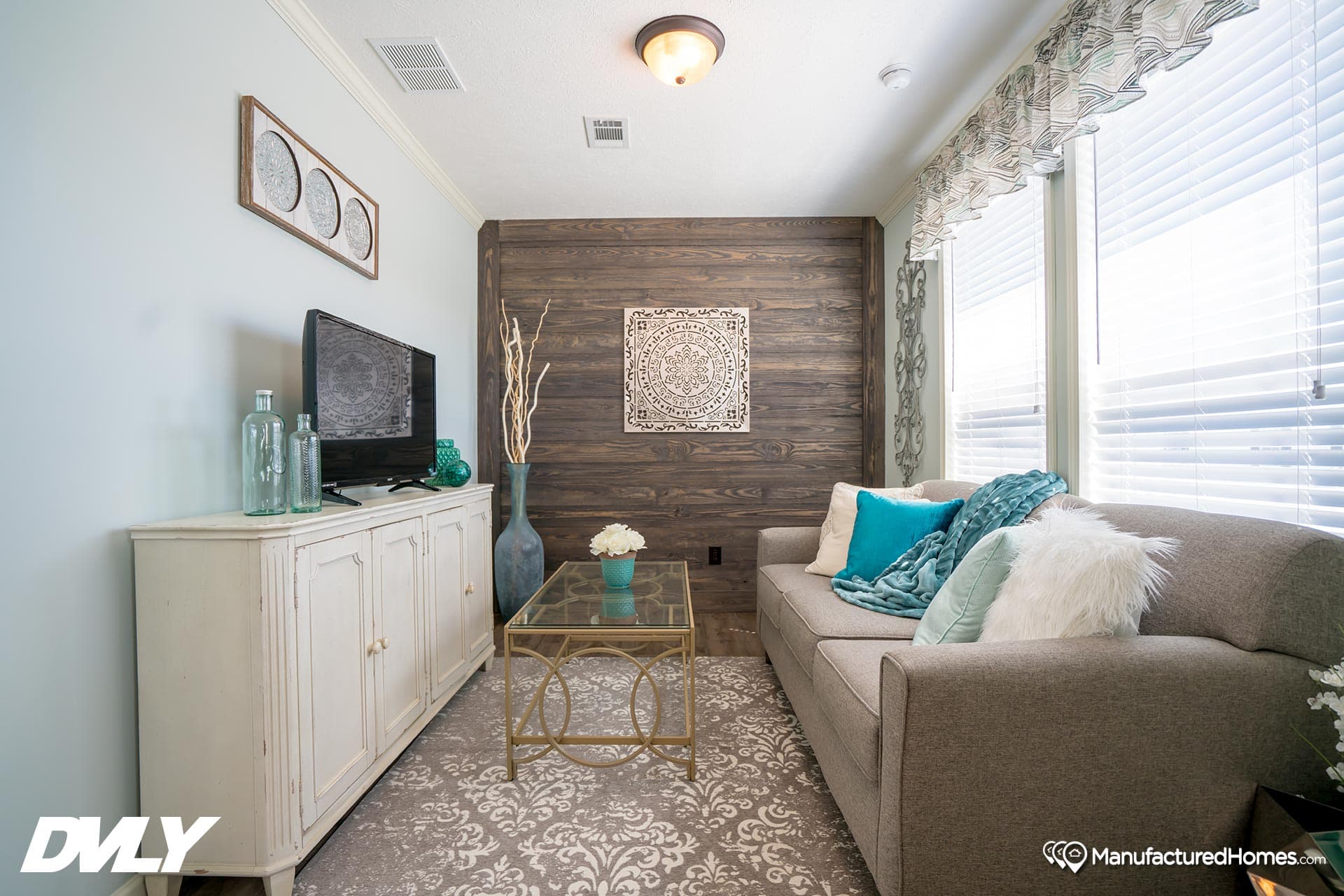 The millwood interior home features