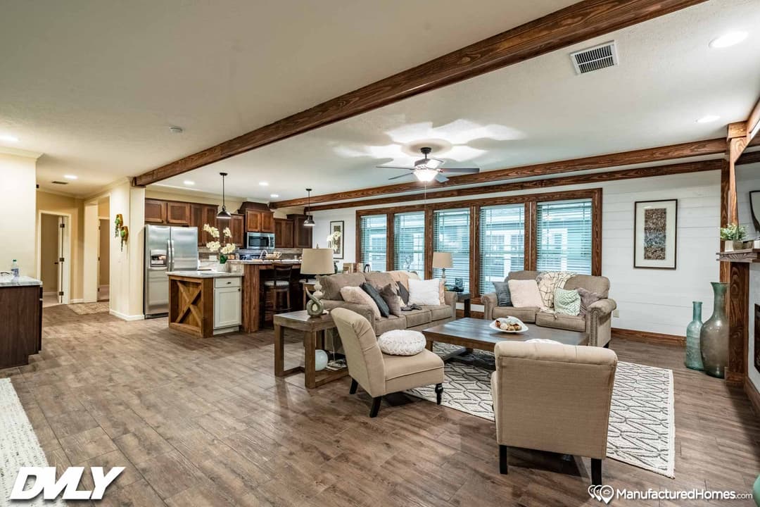 The yule interior home features