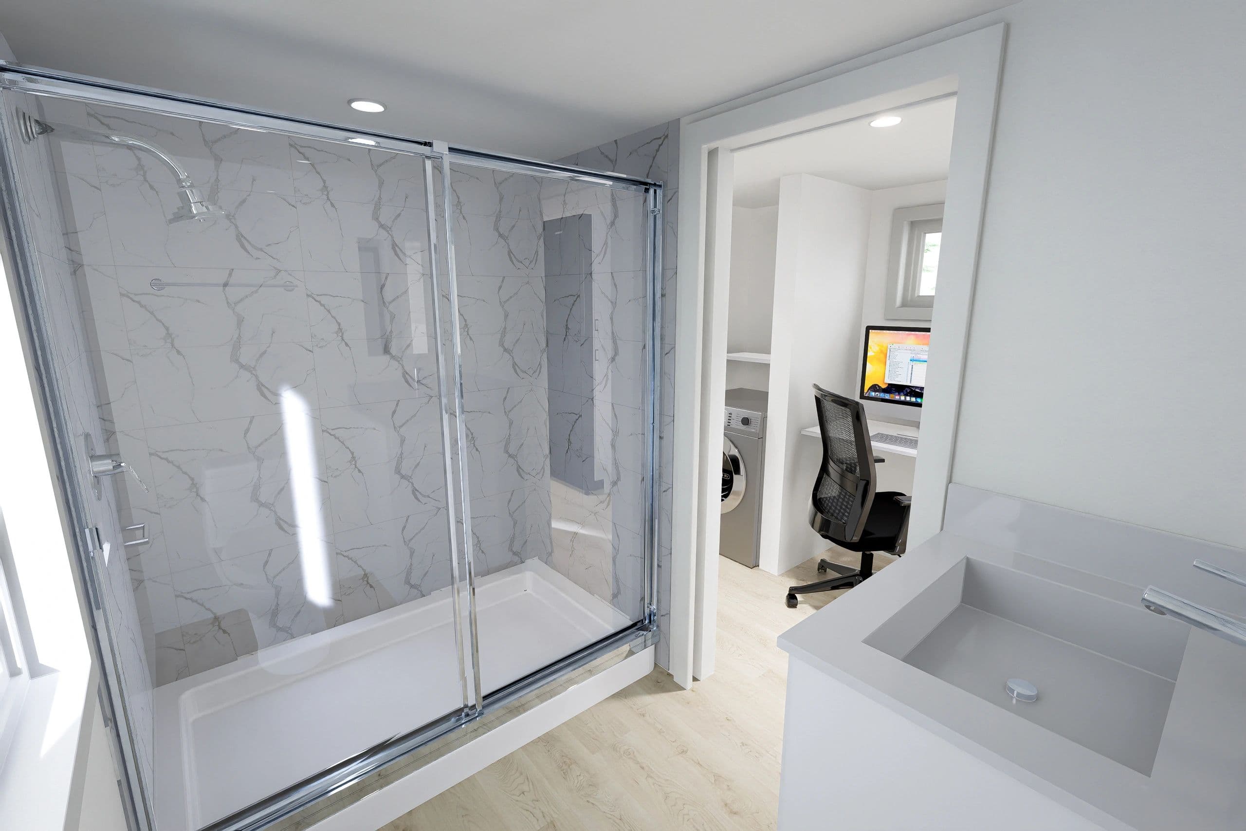 The cityscape oasis | ansi bathroom home features