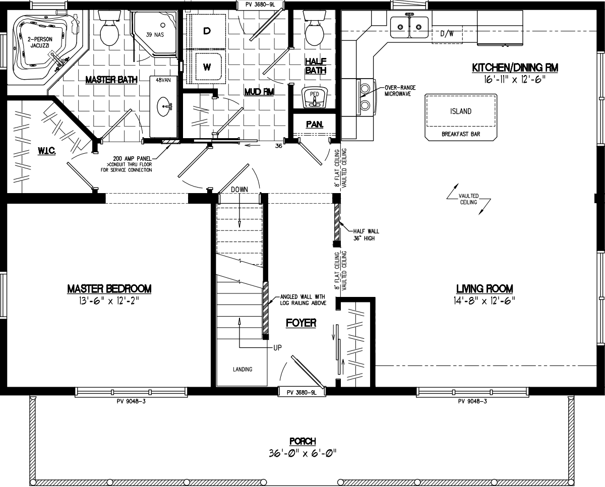 Mountaineer deluxe 2640 floor plan home features
