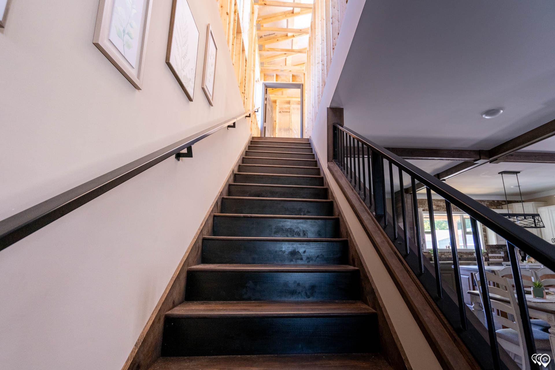 The barndominium 2 interior home features