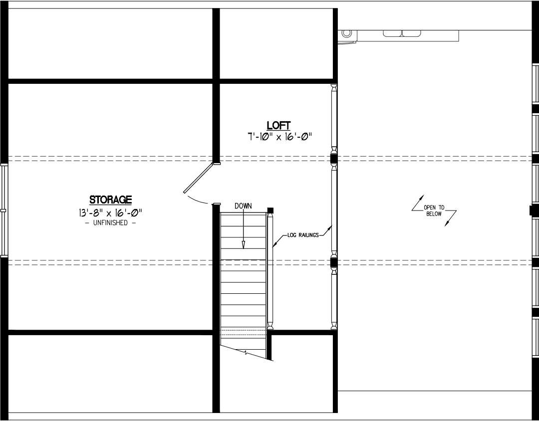 Chalet 2836 interior home features