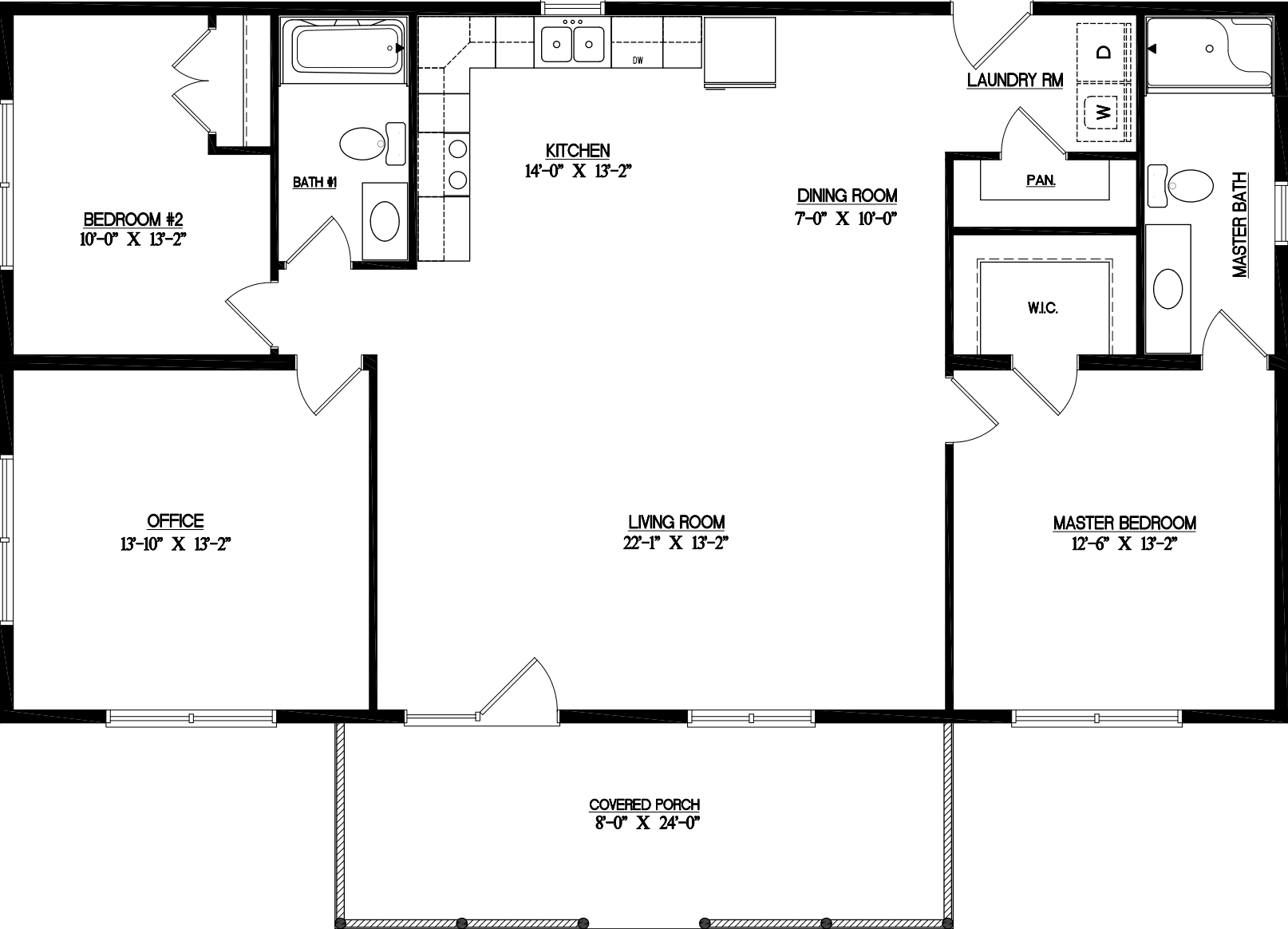 Sunset ridge 2850 floor plan home features