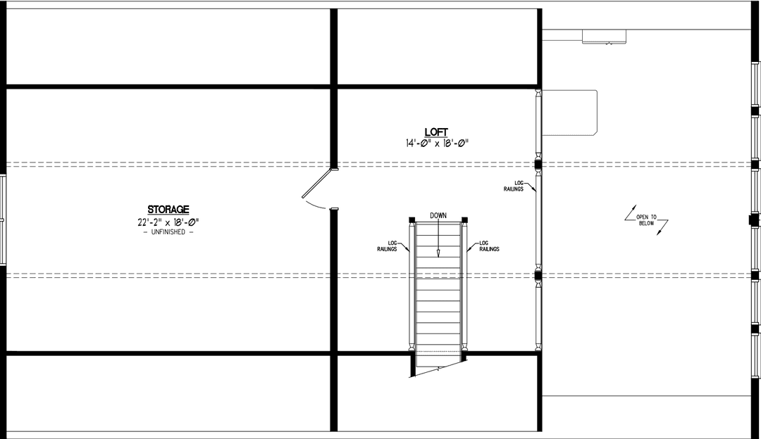 Chalet 3052 interior home features