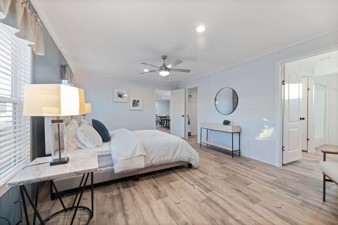 The perry 28764c bedroom home features