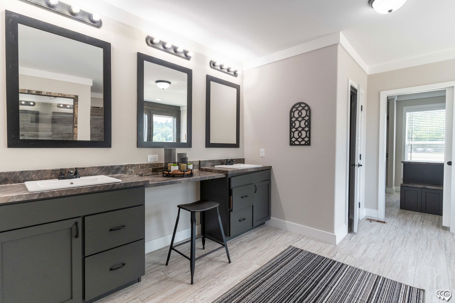 The barndominium bathroom home features