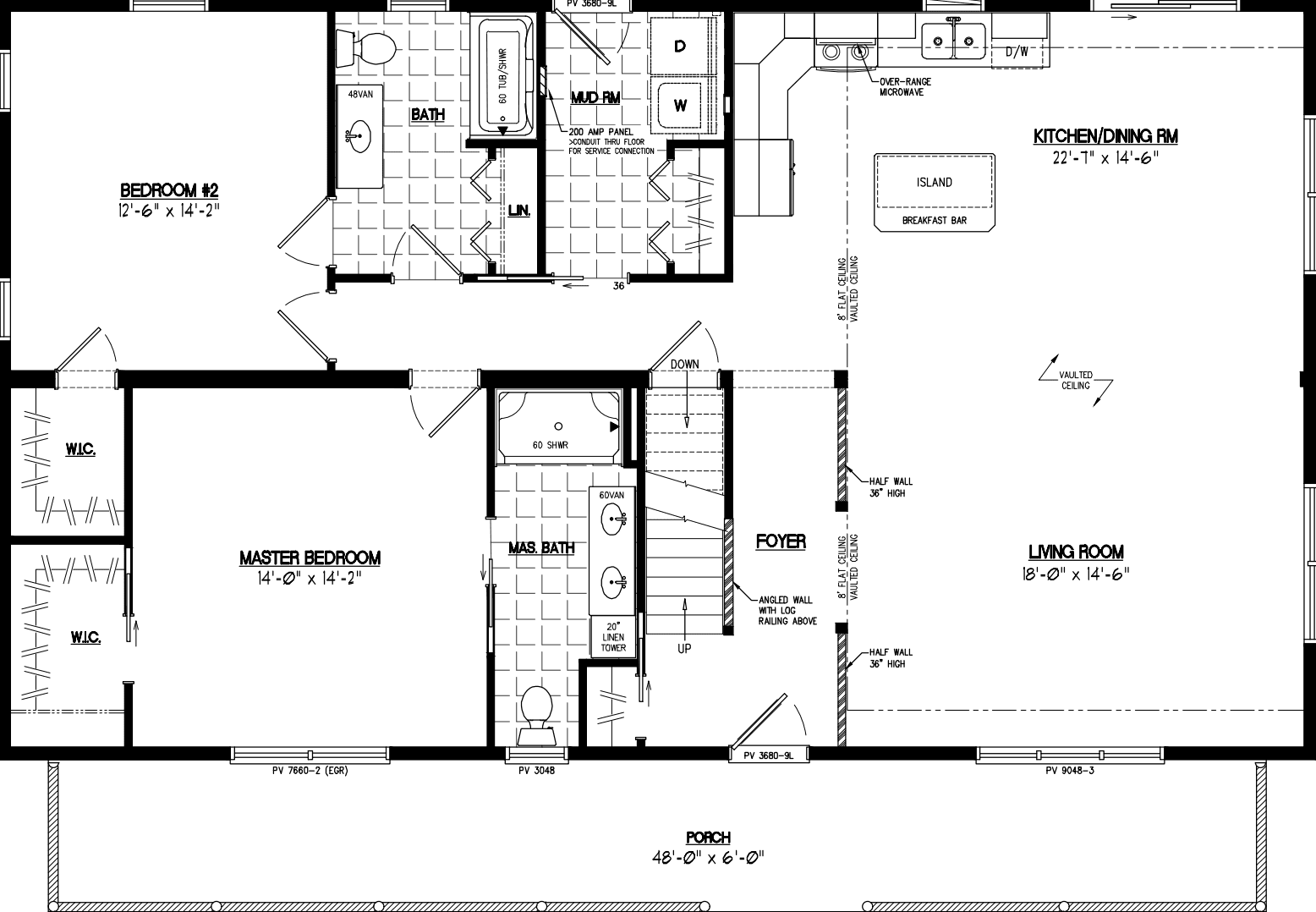 Mountaineer deluxe 3052 floor plan home features