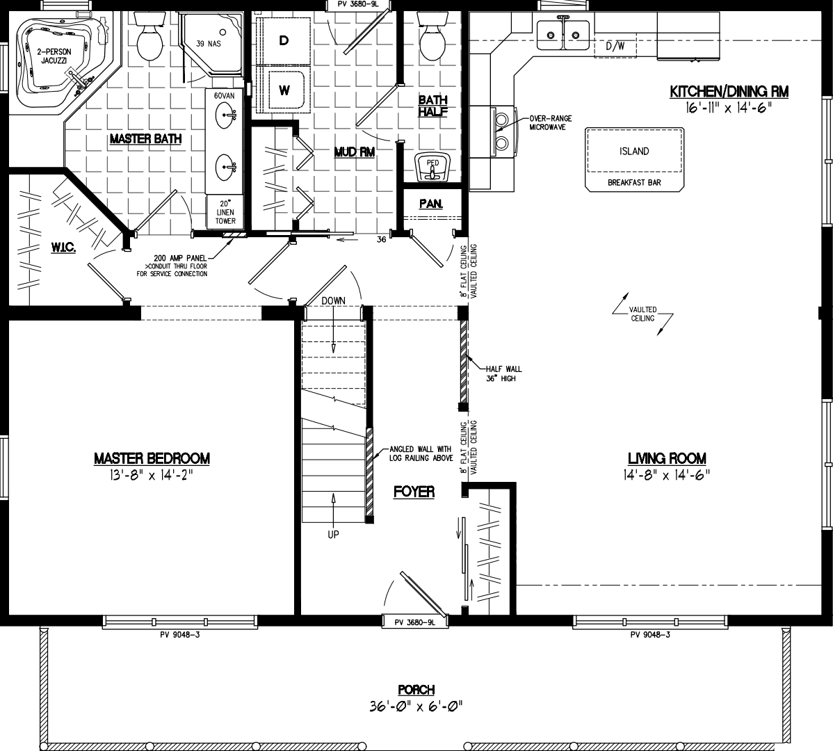 Mountaineer deluxe 3040 floor plan home features