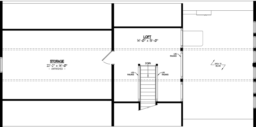 Chalet 2652 interior home features