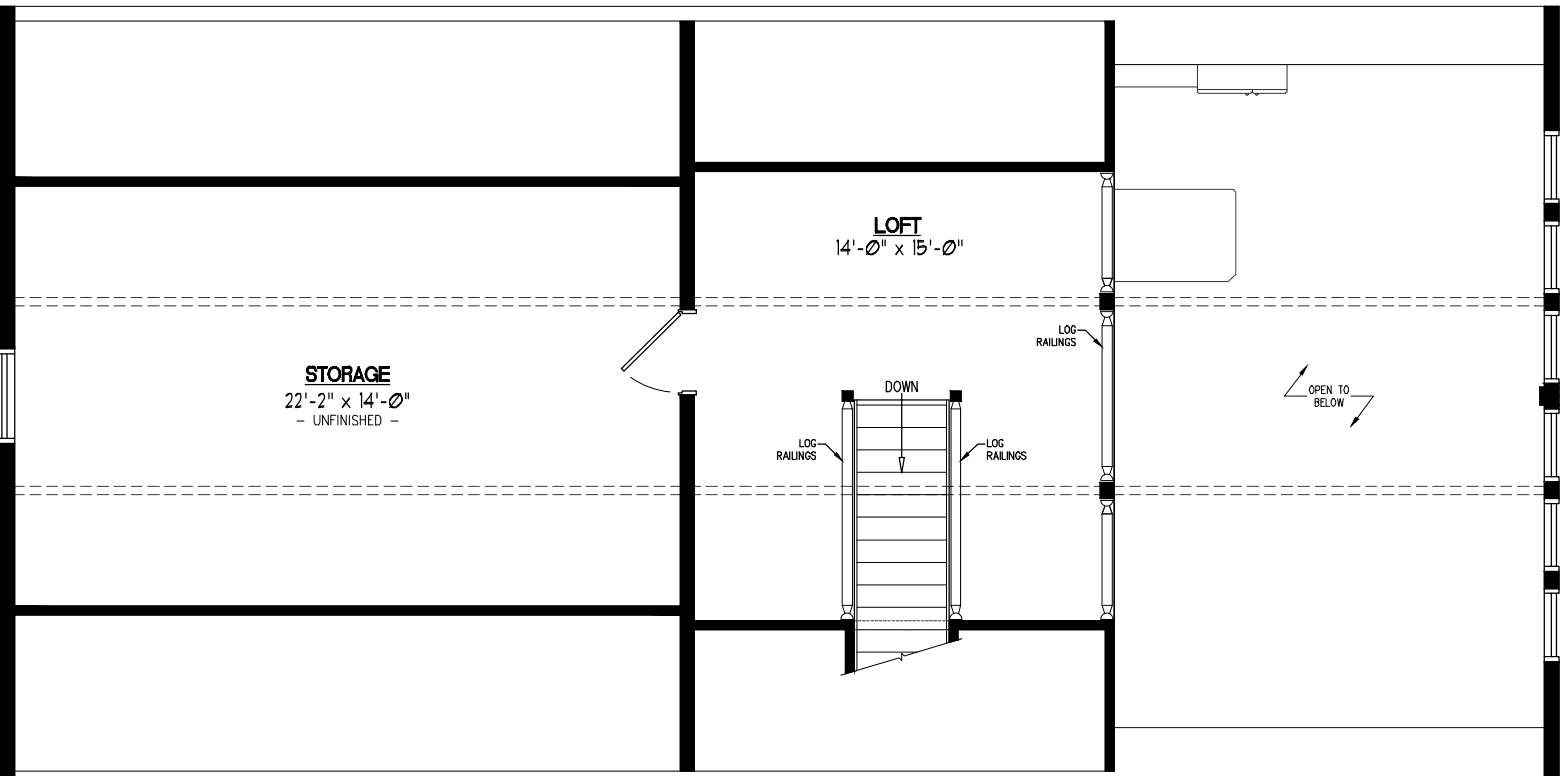 Chalet 2652 interior home features