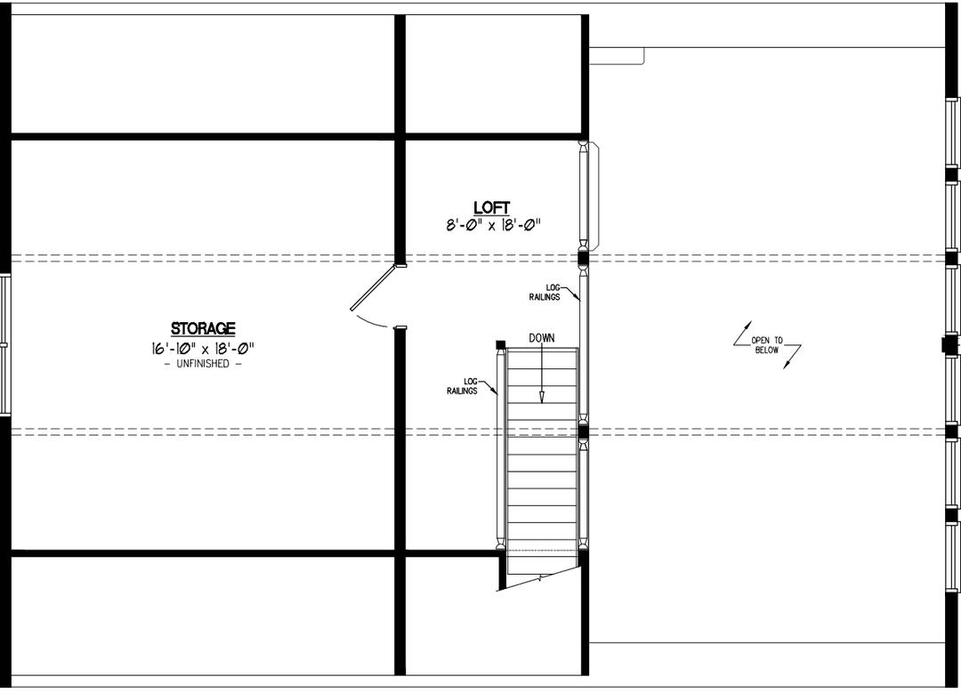Chalet 3042 interior home features