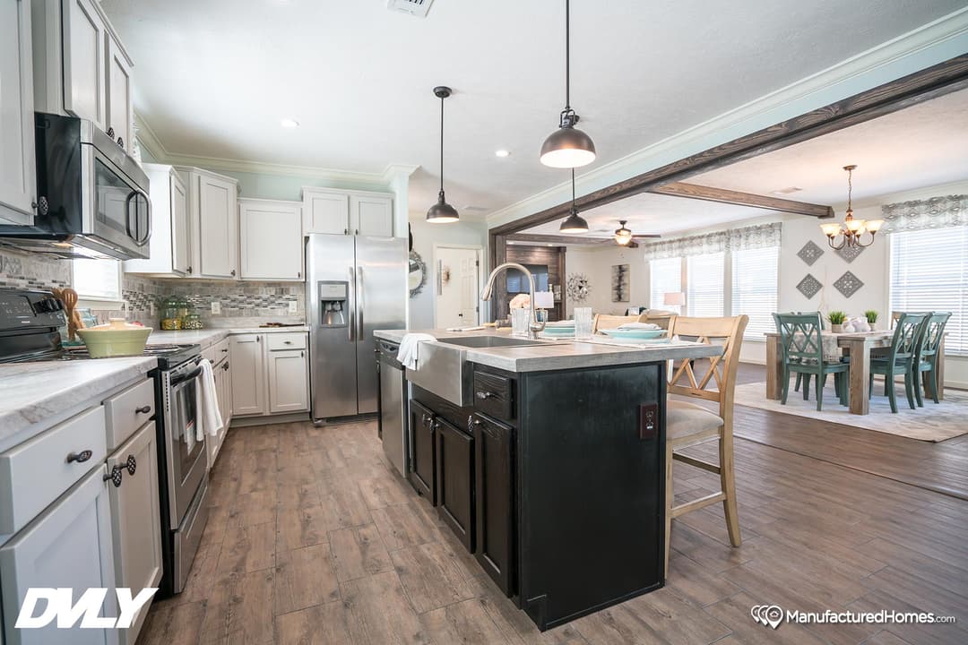 The millwood kitchen home features