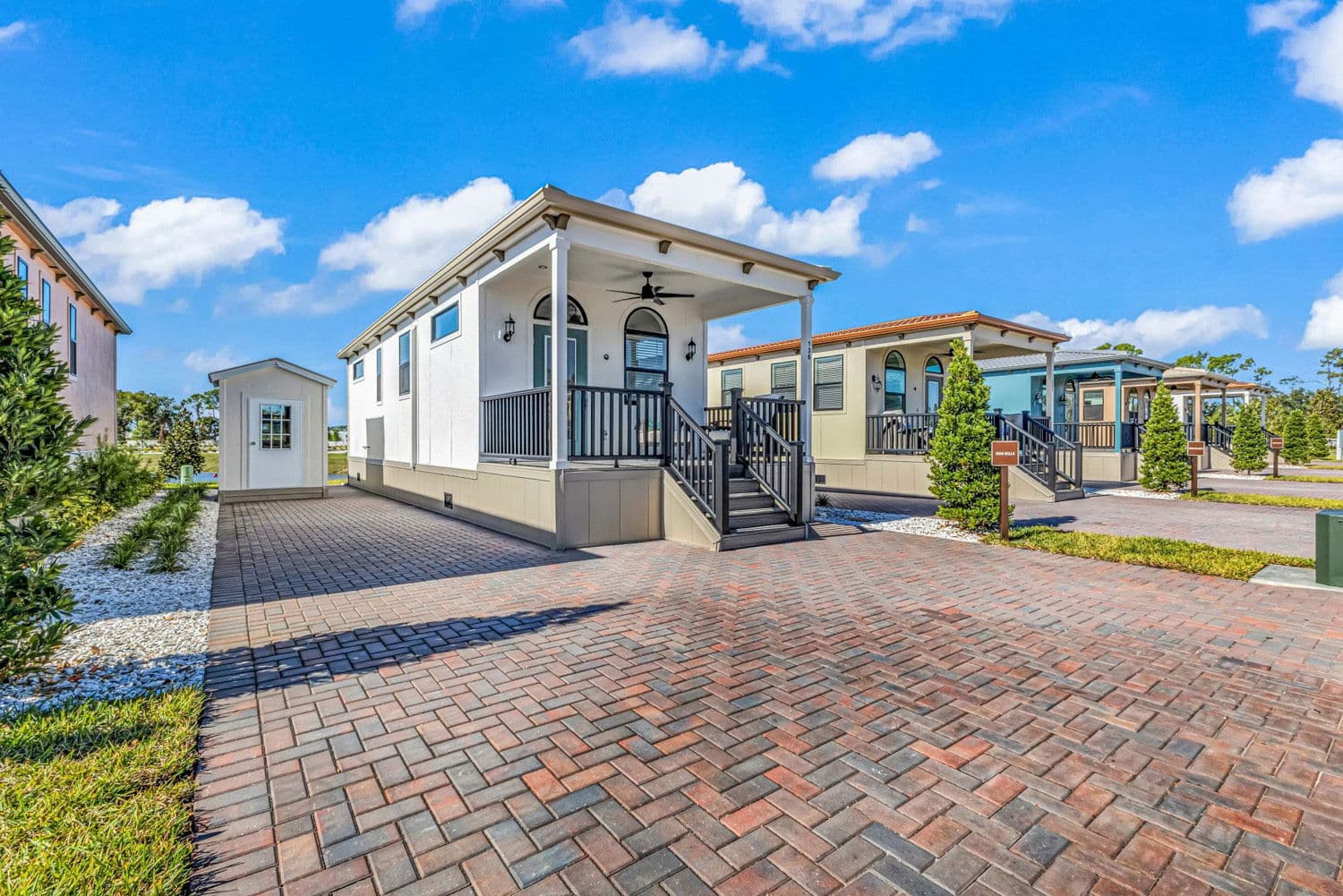 Terra bella hero, elevation, and exterior home features