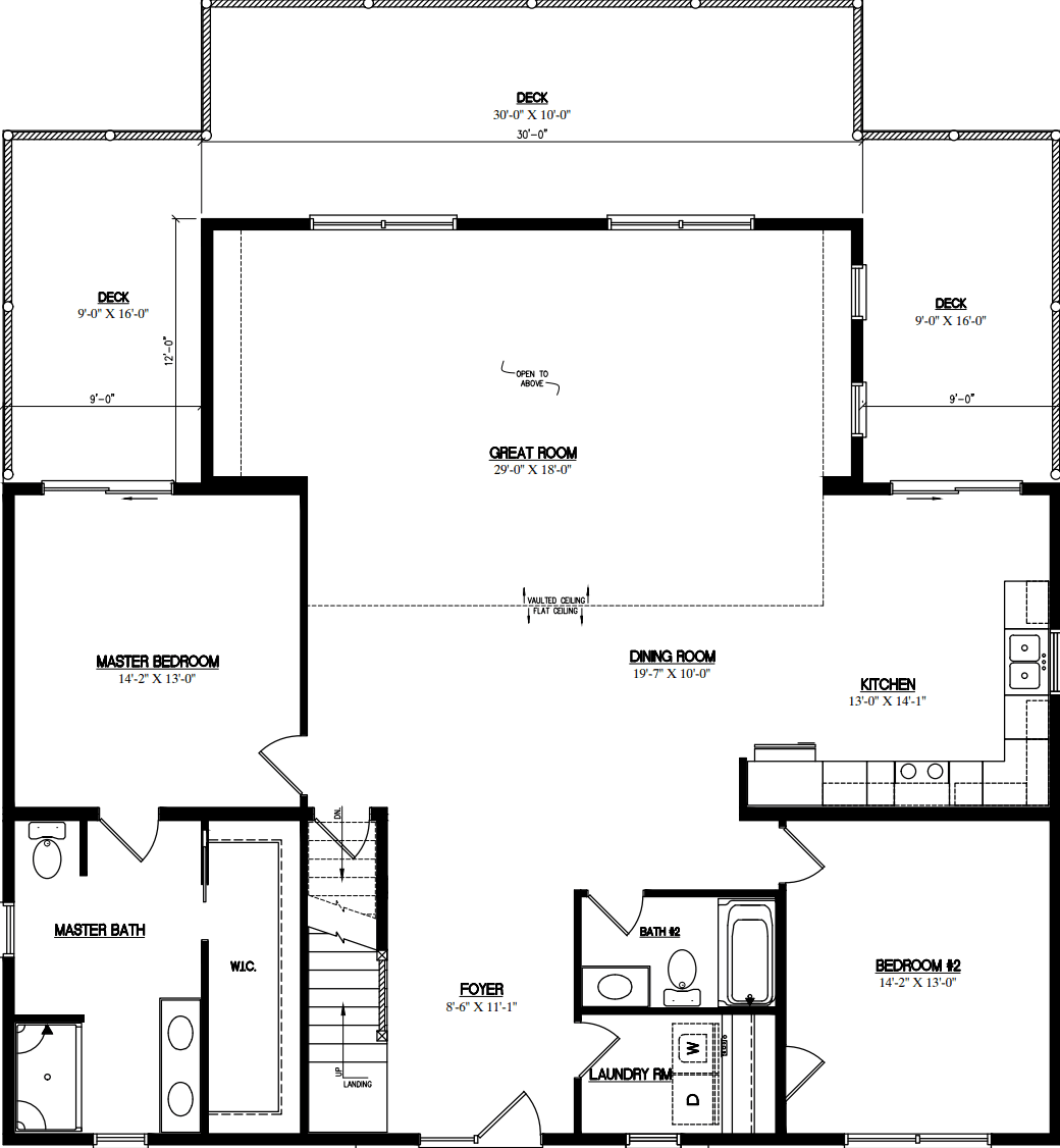Canyon lodge 3048 floor plan home features