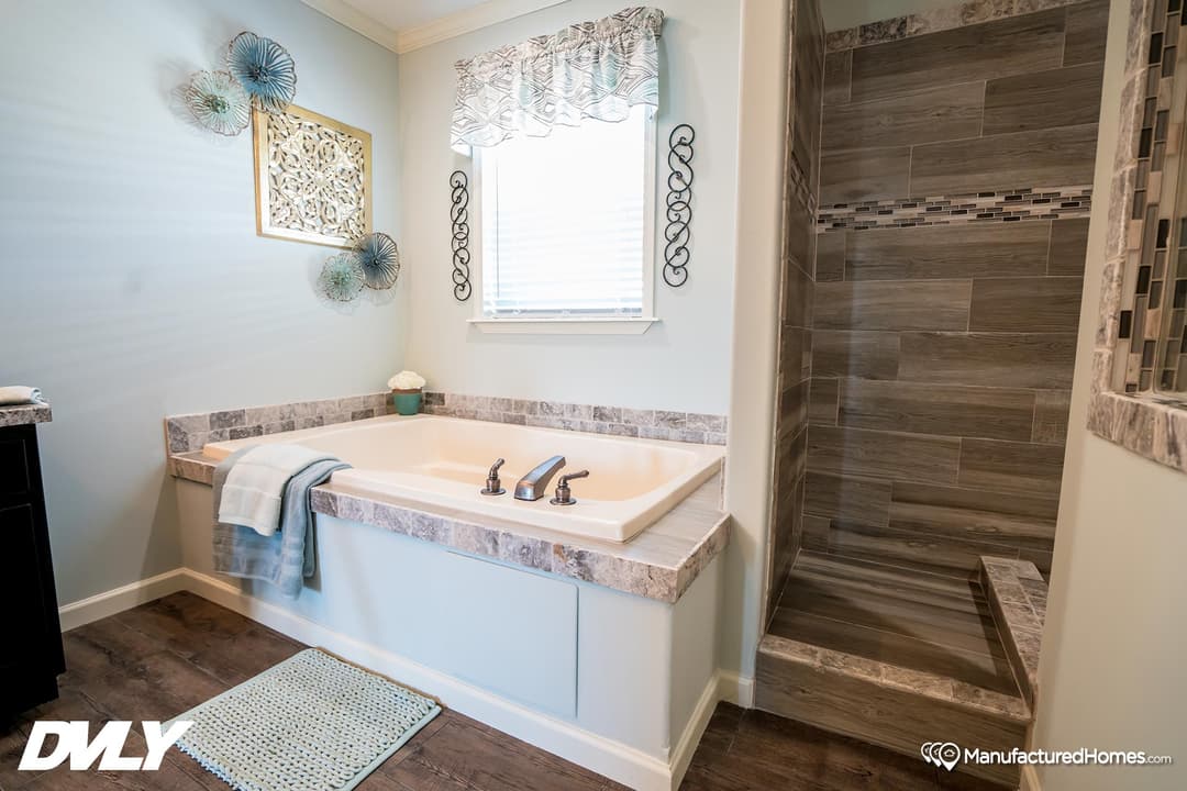 The millwood bathroom home features