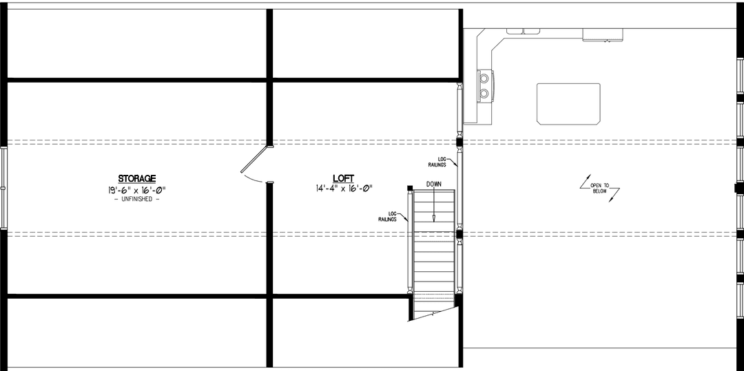Chalet 2856 interior home features